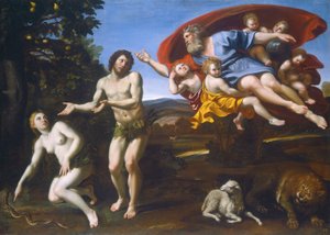 Pokárání Adama a Evy, 1626.
