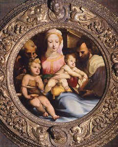 Svatá rodina, Domenico Beccafumi (1486-1551) od Domenico Beccafumi