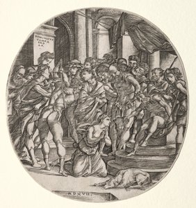 Stětí svaté Kateřiny od Domenico Campagnola