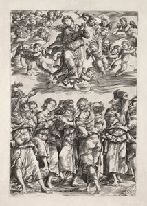 Nanebevzetí Panny Marie od Domenico Campagnola