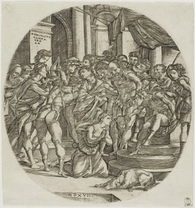 Stětí svaté Kateřiny od Domenico Campagnola