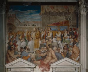Procesí těla svatého Antonína, 1589 (freso)
