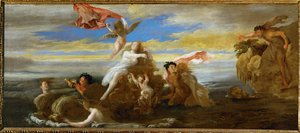 Galathea a Polyphemos (topolové dřevo)