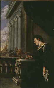 Artemisia (panel) od Domenico Fetti or Feti