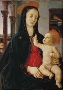 Madona s dítětem ... od Domenico Ghirlandaio