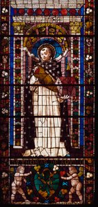 Reprezentace svatého Tomáše Akvinského (Vitráže od Domenico Ghirlandaio