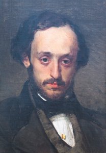 Pasquale Villari jako mladý muž od Domenico Morelli