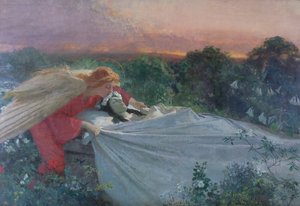 Anděl smrti od Domenico Morelli