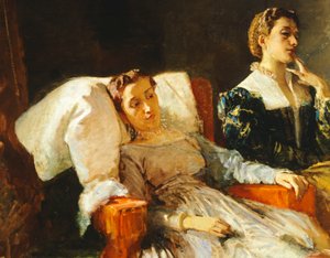 Torquato Tasso čte Osvobozený Jeruzalém do Eleonory d