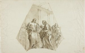 Doubting Thomas (Spandrel Design) od Domenico Pozzi