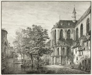 Farní kostel v Boppard na Rýně od Domenico Quaglio