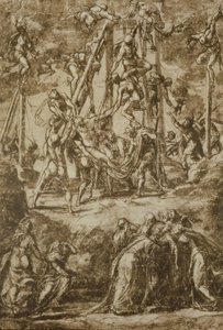 Studie pro výpověď od Domenico Robusti Tintoretto