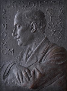 Portrét Ugo Ojettiho od Domenico Trentacoste