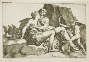 Jupiter a Callisto od Domenico Vito