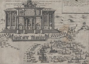 Vstup Jindřicha III., krále Francie a Polska, do Benátek, 1574. od Domenico Zenoi
