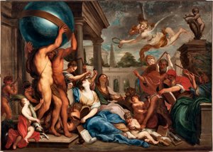 Atheneum of Fine Arts Malba Domenica Piola (1627-1703) Genes, Musei di Strada Nuova (dříve Palazzo Bianco)