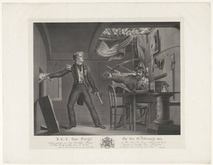 J:C:J: Van Speijk 5. února 1831 (název na objektu) od Dominicus Franciscus du Bois