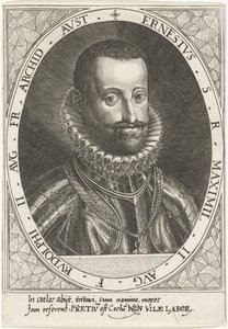 Portrét arcivévody Ernesta Rakouského 1553-1595, cca 1595-1597