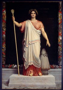 Alegorie La Republique Francouzské republiky (Francie) od Dominique Papetyho (1815-1849) 1848