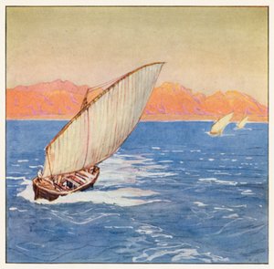 Rudyard Kipling: (barevná litografie) od Donald (after) Maxwell