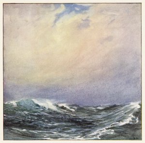 Rudyard Kipling: (barevná litografie) od Donald (after) Maxwell