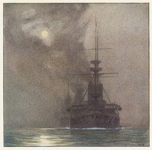 Rudyard Kipling: (barevná litografie) od Donald (after) Maxwell