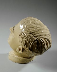 Busta muže, kolem roku 1934 (glazovaná keramika) od Donald Hastings