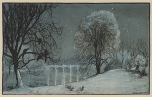 Sen zimních nocí. Idylka Kensingtonských zahrad od Donald Maxwell