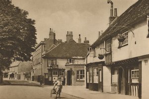 Church Street, Chiswick, s tím, co bývalo Burlington Arms, c1935. od Donald McLeish
