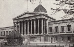 University College, Gower Street, Bloomsbury, Londýn (černobílá fotografie) od Donald McLeish