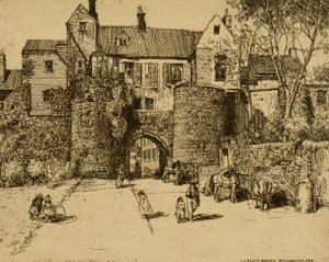 La Porte Gayole, Boulogne sur Mer od Donald Shaw MacLaughlan