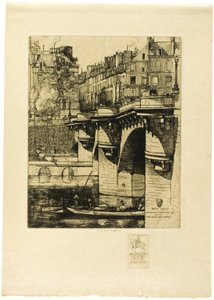 Pont Neuf, Paříž (s poznámkou)