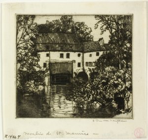 Moulin St. Maurice od Donald Shaw MacLaughlan