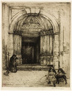Portál St. Germain-des-Pres od Donald Shaw MacLaughlan