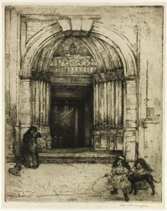 Portál St. Germain-des-Pres od Donald Shaw MacLaughlan