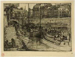 Quai des Grands Augustins od Donald Shaw MacLaughlan