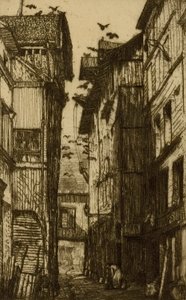 Ruelle des Pigeons, Rouen od Donald Shaw MacLaughlan