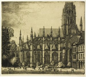 Svatý. Ouen, Rouen od Donald Shaw MacLaughlan