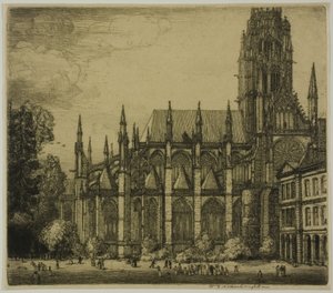 Svatý. Ouen, Rouen od Donald Shaw MacLaughlan