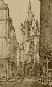 St. Severin, Paříž od Donald Shaw MacLaughlan