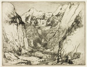Lauterbrunnen od Donald Shaw MacLaughlan
