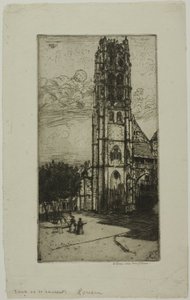 Prohlídka St. Laurent, Rouen od Donald Shaw MacLaughlan