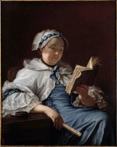 Portrét Madame Nonotte Obraz od Donata Nonotte (1708-1785) 1758 Besancon. Muzeum výtvarných umění