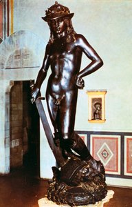 Bronzová socha Davida, c1430-1440