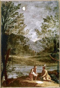 Astronomická pozorování. 1711. (olej na plátně) od Donato Creti