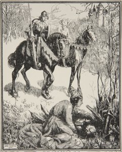 Hořce plačící dáma, ilustrace z 