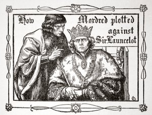 „Jak Mordred spikl proti siru Launcelotovi“, 1905.