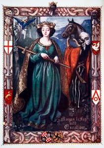 „Morgan le Fay s Excaliburem“, 1905.