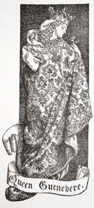 "Královna Guenevere", 1905. od Dora Curtis