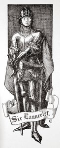 "Sir Launcelot", 1905. od Dora Curtis